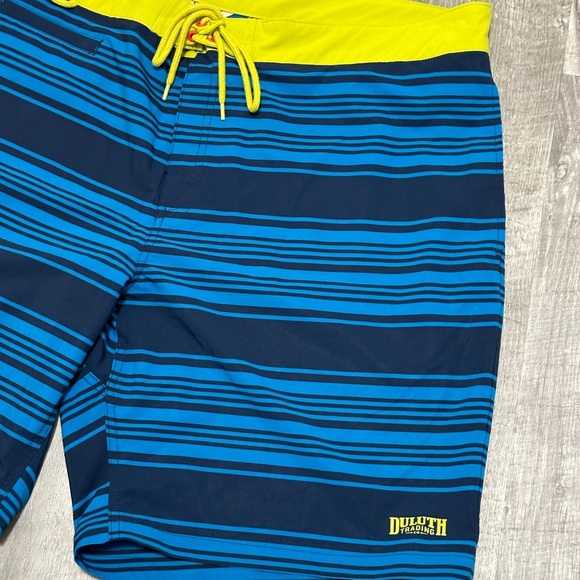 Men's Duluth Trading 42 XL Trunks Swim Swimwear Shorts Black Hybrid Stretch EUC - Picture 5 of 7